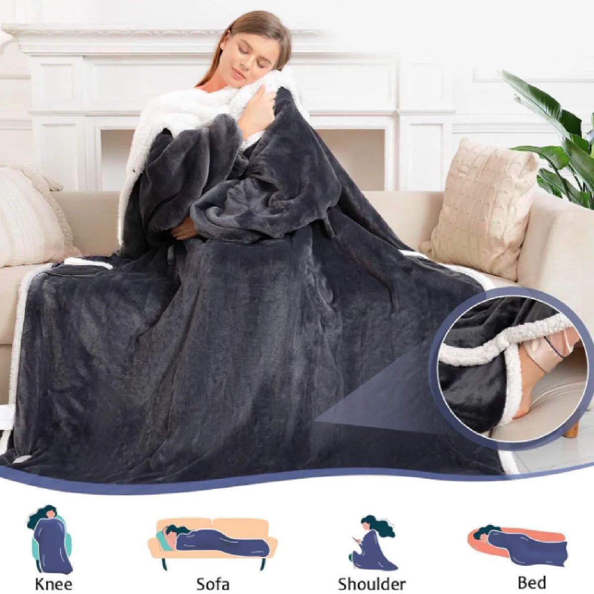 Cozyflux Self heating robe